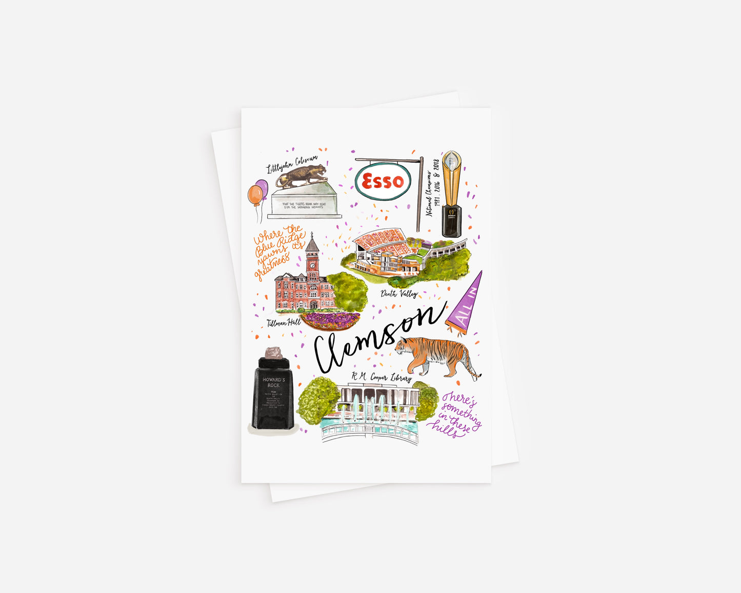 Clemson University Note Cards