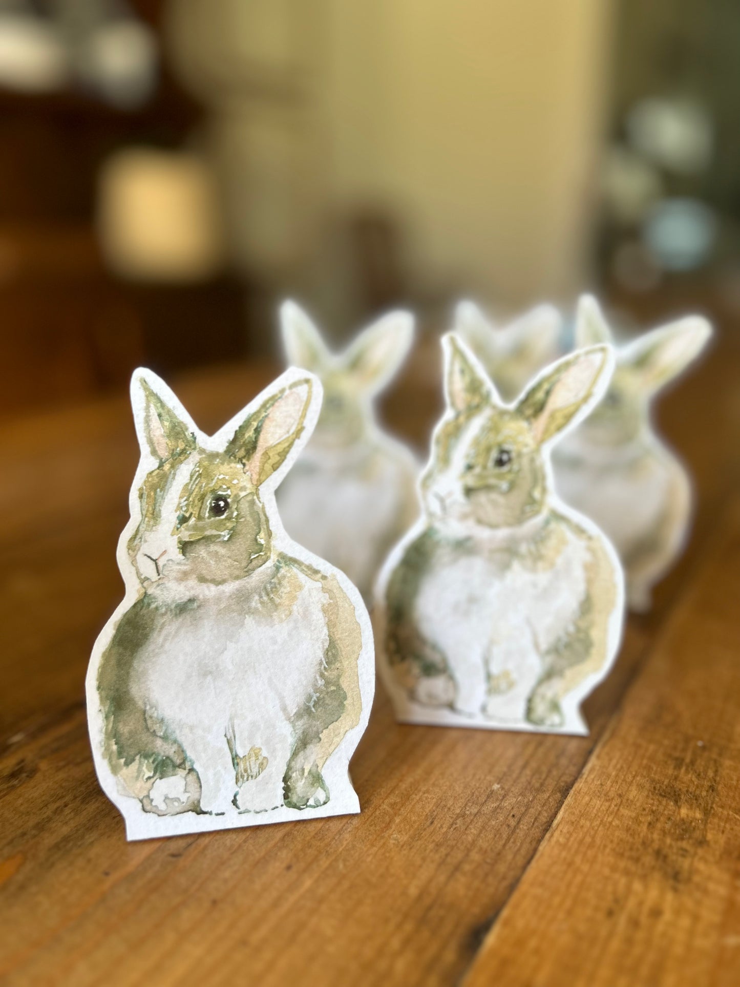 Bunny Table Accent & Basket Tag