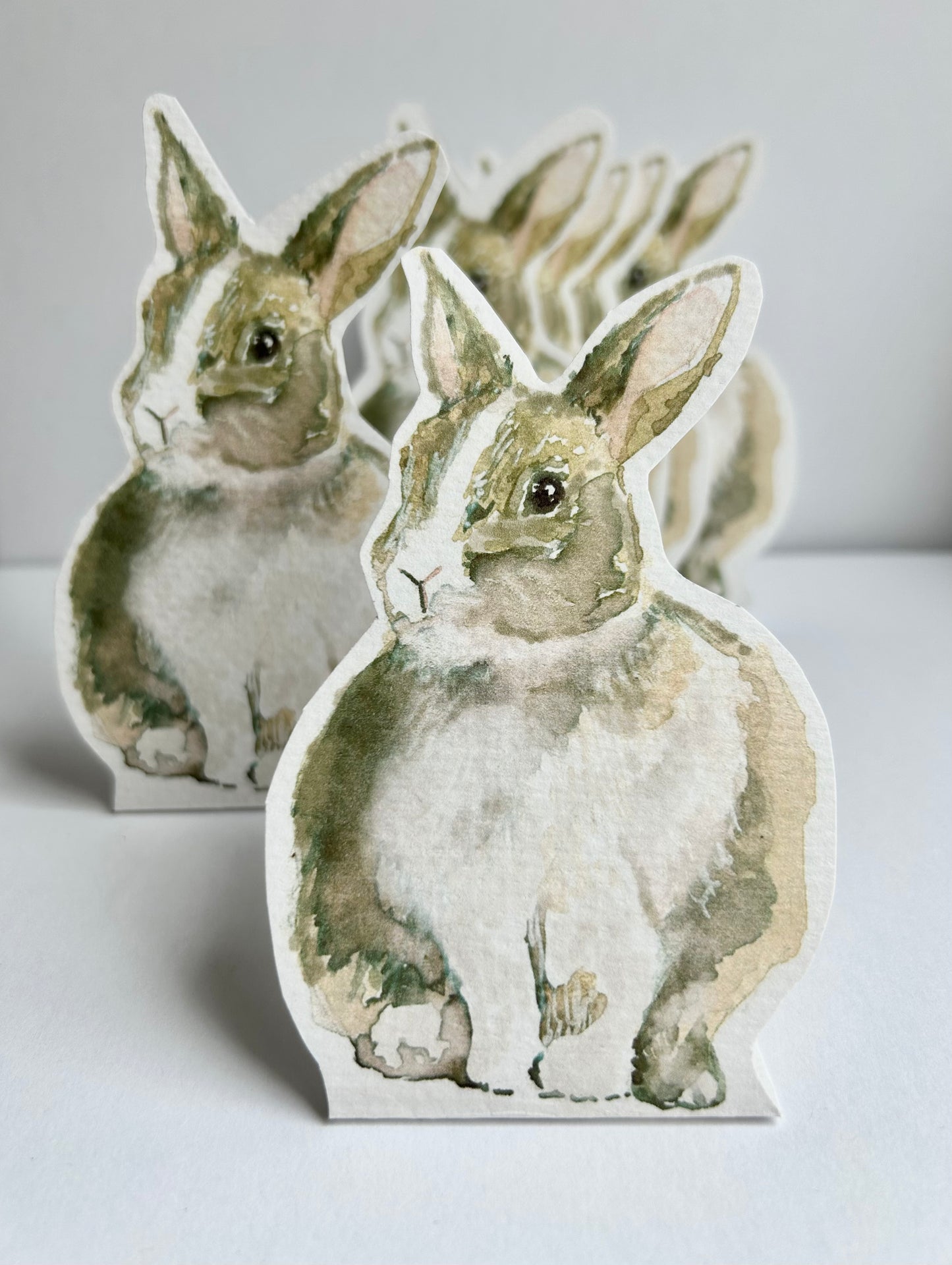 Bunny Table Accent & Basket Tag