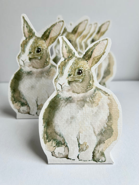 Bunny Table Accent & Basket Tag