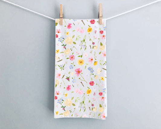 Tea Towel - Scattered Garden Towel