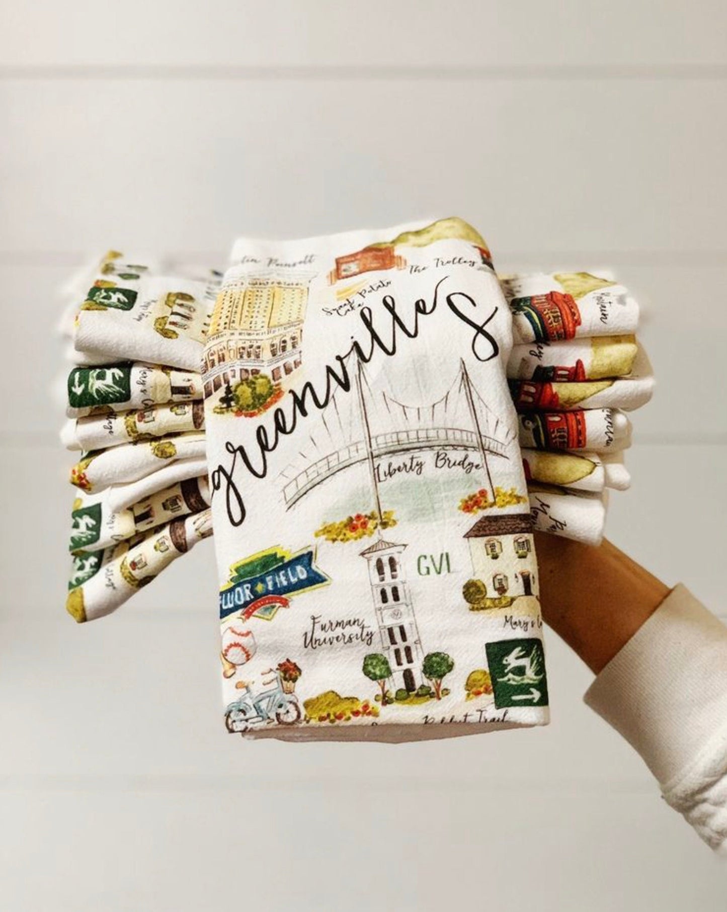 Tea Towel - Greenville SC